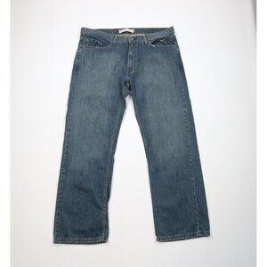 Vintage Y2K Levis 569 Mens 40x32 Faded Relaxed Straight Wide Leg Denim Jeans